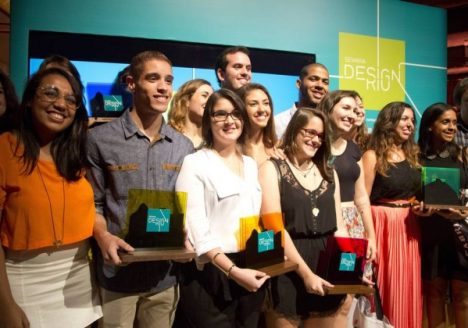 Alunos vencedores Semana Design Rio 2014