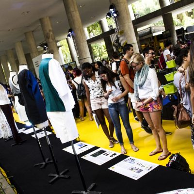 Student work exhibition at PUC-Rio Design Week